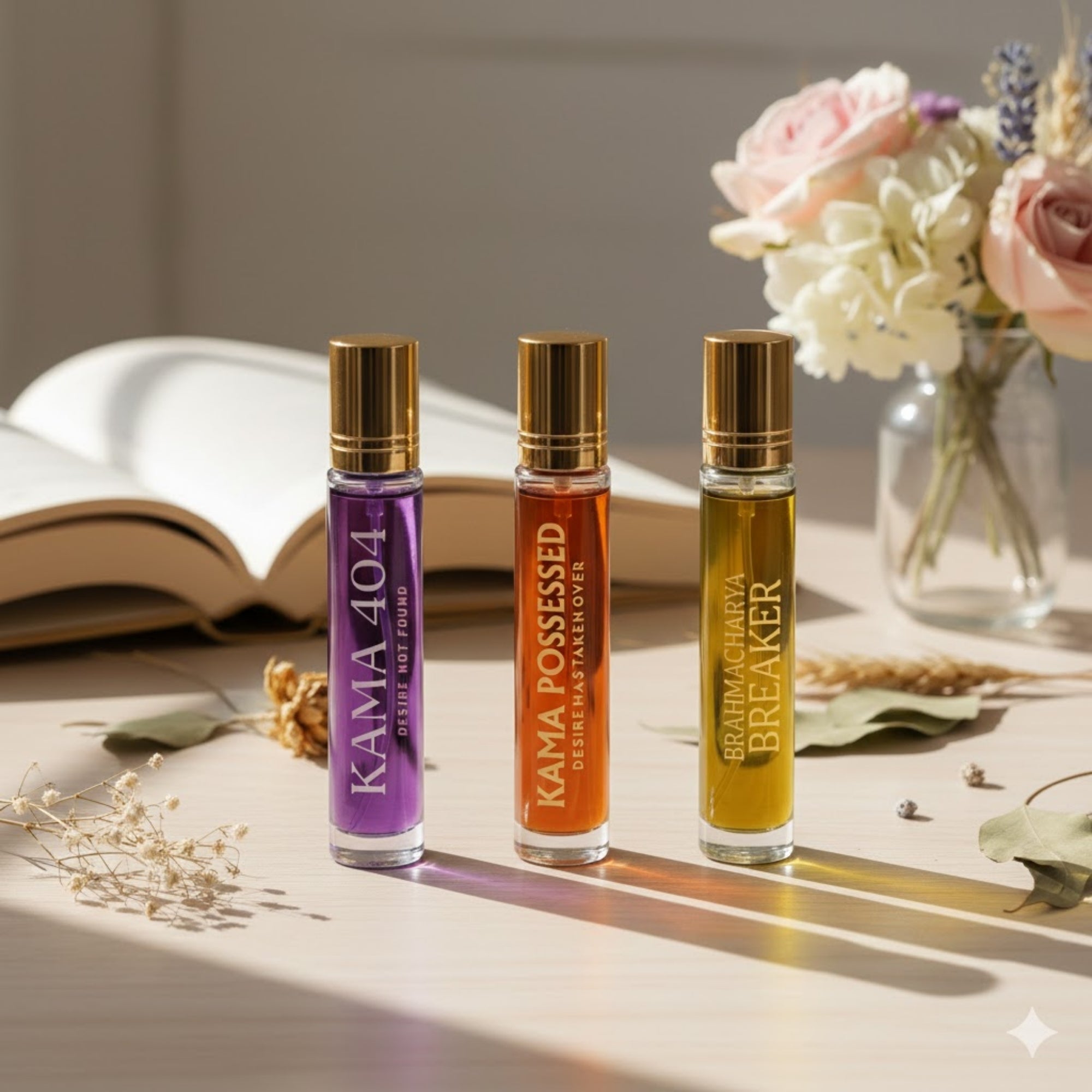 KAAMA COLLECTION: KAAMA POSSESED| KAAMA 404 | BRAHMCHARYA | 3 X 12ML