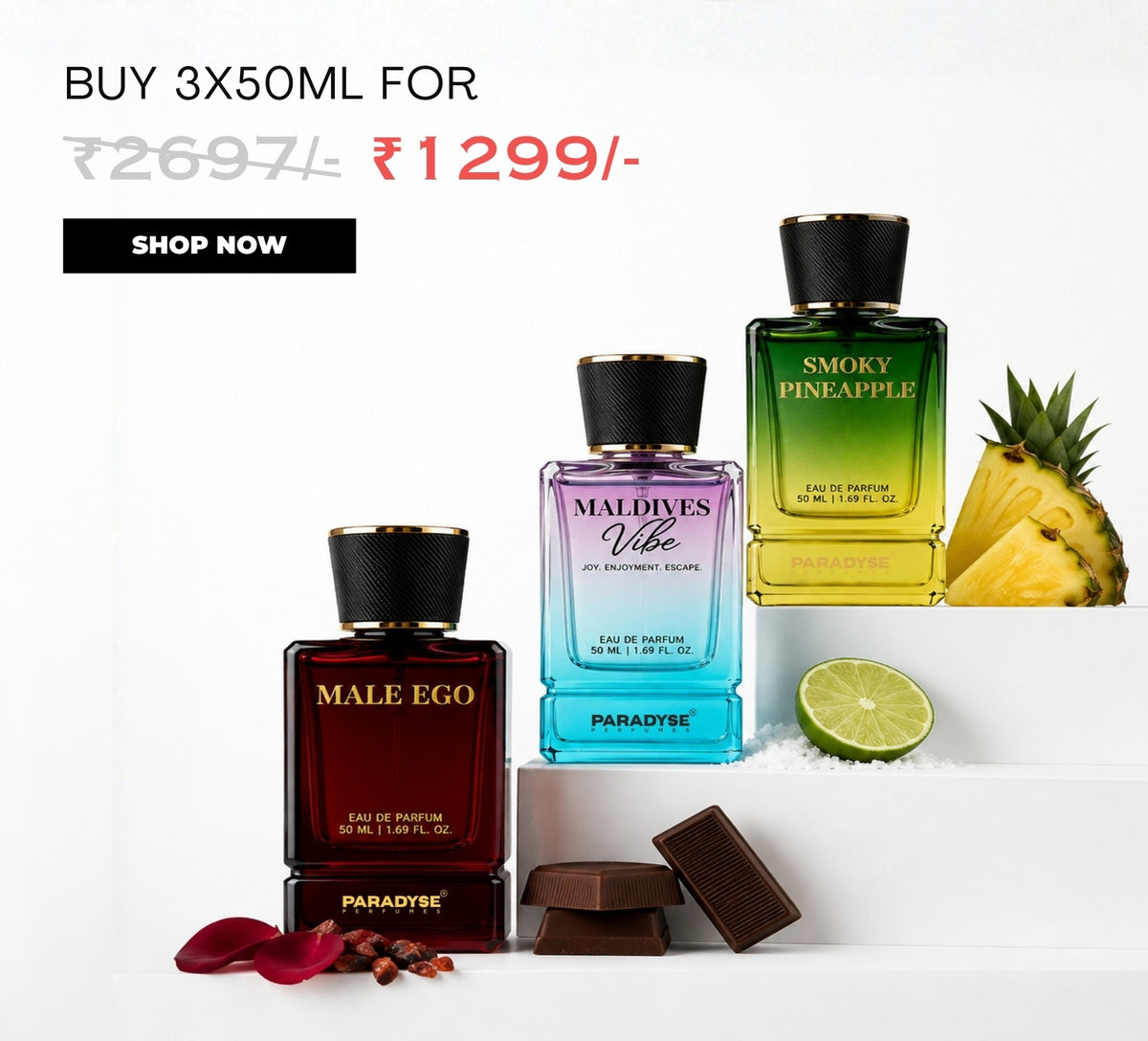 BUY ANY 3 X 50ML