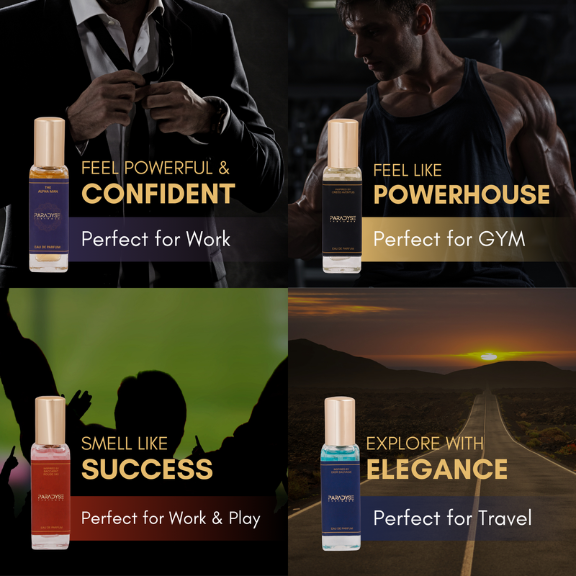 Luxury Perfume Tester Kit For Men 4 x 20mls